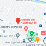 Mapa Registro Automotor 18 Córdoba Capital