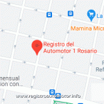 Mapa Registro Automotor 1 Rosario Santa Fe