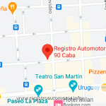 Mapa Registro Automotor 90 Capital Federal CABA