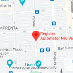 Mapa Registro Automotor 96 Capital Federal CABA