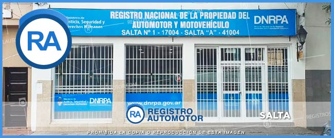 Registro Automotor 1 Salta Argentina