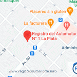 Mapa Registro Automotor 1 La Plata