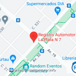 Mapa Registro Automotor 7 La Plata