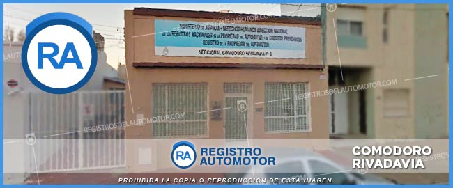 Foto de fachada Registro Automotor 6 Comodoro Rivadavia DNRPA