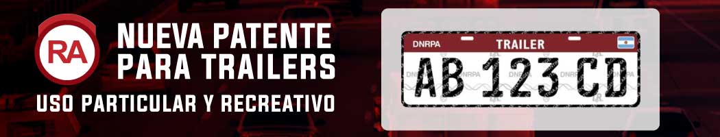 Trámite nueva patente Tarilers y Remolques DNRPA